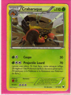 Carte Pokemon Francaise 2012 Noir Et Blanc Explorateurs Obscurs 8/108 Crabaraque 110pv Occasion - Negro Y Blanco