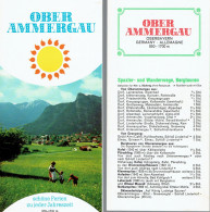 Mitgebrachte Dokumente Von Einem Aufenthalt In Oberammergau Im Jahr 1972 - Toeristische Brochures