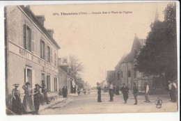 Carte France 18 - Thaumiers - Grande Rue Et Place De L'Eglise  - PRIX FIXE - ( Cd069) - Thaumiers