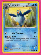 Carte Pokemon Francaise 2012 Noir Et Blanc Explorateurs Obscurs 28/108 Prinplouf 80pv Bon Etat - Negro Y Blanco