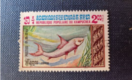 Kampuchea / Kambodscha, Motiv Fisch, Karpfen - Kampuchea