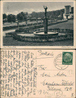 Ansichtskarte Bad Rothenfelde Parkanlagen Park, Kleines Denkmal 1938 - Bad Rothenfelde