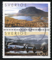 Réf 77 < SUEDE Année 2004 < Yvert N° 2374 à 2375 En Paire Ø Used < SWEDEN - Europa < Les Vacances - Used Stamps