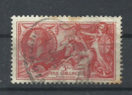 GRAN BRETAÑA  YVERT  154 5 SH - Used Stamps