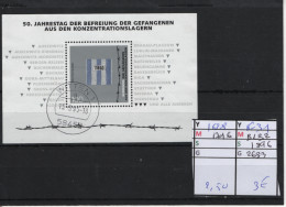 PRIX F.BF31 1628 YT 1796  BL32 MIC 1896 SCO 2633 GIB  50e Anniversaire De La Libération Des Camps De Concentration 75/29 - 1991-2000