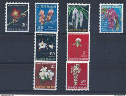 1967 Tailandia - SG 570-577 ORCHIDEE  8 Valori MNH** - Thailand