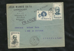 Madagascar Lettre Par Avion De Tuléar  Le 30/07/1948 Pour Oyonnax  N°309; 312  Et 314  B/TB Voir Scans Soldé ! ! ! - Covers & Documents