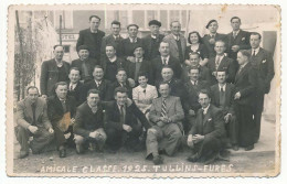 CPSM Dentelée 9 X 14 Isère  TULLINS - FURES Amicale Classe 1925   En 1950??? - Tullins