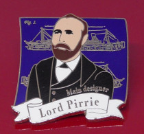 Modern Enamel And Metal Badge Danbury Mint The Titanic Ship Boat Lord Pirrie Main Designer - Transports