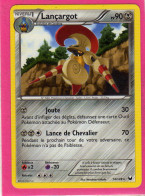 Carte Pokemon Francaise 2012 Noir Et Blanc Explorateurs Obscurs 74/108 Lancargot 90pv Bon Etat - Noir & Blanc