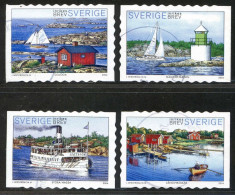 Réf 77 < SUEDE Année 2004 < Yvert N° 2388 à 2391 Ø Used < SWEDEN - Archipel De Stockholm < Phare Lighthouse - Usados