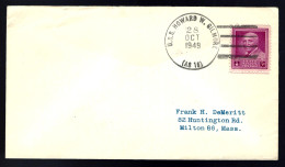 USS HOWARD W.GILMORE - 1949 -  - Lettres & Documents