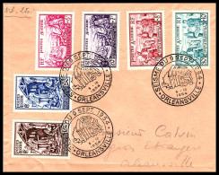 SÉISME DU 9 SEPT 1954 - ORLEANSVILLE - POSTE ALGÉRIE - Covers & Documents