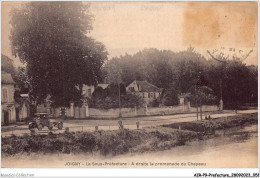 AIRP9-PREFECTURE-0958 - Joigny - La Sous-préfecture - A Droite La Promenade Du Chateau - Altri & Non Classificati