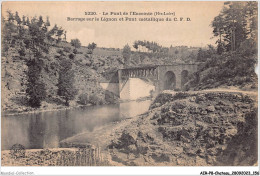 AIRP8-PONT-0902 - Le Pont De L'enceinte - Barrage Sur Le Lignon Et Pont Métallique  - Ponti