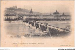 AIRP8-PONT-0880 - Lyon - Le Pont De La Guillotière Et L'hotel-Dieu - Bridges