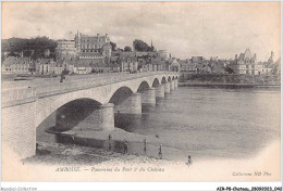 AIRP8-PONT-0845 - Amboise - Panorama Du Pont Et Du Chateau - Bruggen