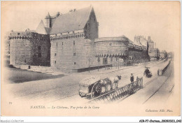 AIRP7-CHATEAU-0711 - Nantes - Le Chateau Vue Prise De La Gare - Châteaux