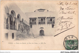 AIRP7-CHATEAU-0693 - Tunis - Palais Du Bardo La Cour Des Lions - Châteaux