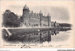 AIRP6-CHATEAU-0574 - Chateau De Josselin - Façade Sur L'oust - Châteaux