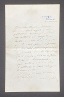 NAPOLÉON III – Lettre Autographe Signée – Bonapartisme C/ République – 1872 - Historische Personen