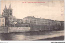 AIUP5-0487 - PRISON - Melun - église Notre-dame Et Maison Centrale - Bagne & Bagnards