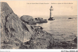 AIUP7-0686 - PHARE - Cote De Saint-marc à Saint-Nazaire - Rochers Et Phare De Ville-es-martin - Lighthouses