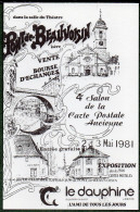 LE PONT De BEAUVOISIN - 4e Salon De La Carte Postale Ancienne 2/3 Mai 1981 - Collector Fairs & Bourses