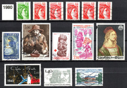 Années 1980 - 1981 - 35 Timbres - Oblitérés - Oblitérés