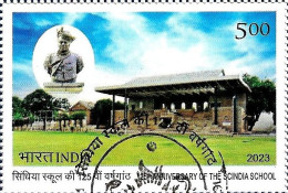 India 2023 125th Anniversary Of The Scindia School 1v Stamp Used Or First Day Cancelled As Per Scan - Altri & Non Classificati