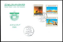 LIBYA 1992 Tourism Oasis Desert Sahara Tuareg (FDC) - Other & Unclassified
