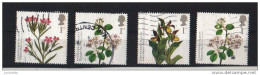 Great Britain - 2009  - Endangered Plants - 4 Different - USED. ( Condition As Per Scan )  ( 5.2.13 ) - Usati