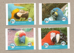 120] BRD - Privatpost - Nordkurier -  4 W - Papageien Ara Parrot Perroquet Loro - Parrots