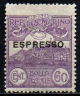 1923 - San Marino E 2 Espresso  ++++++ - Nuovi