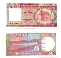 Bangladesh 10 Taka ND 1982 P-26  UNC 2 Pinholes - Bangladesch