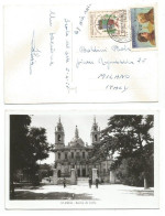 Cabo Verde Airmail Pcard (Lisboa) Sent 6oct1958 To Italy With Praia 2$50 + Lancarote &DaCosta $50 - Islas De Cabo Verde