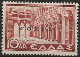 OICO29L - 1941 Occup. Italiana CORFU', Sass. Nr. 29, Francobollo Nuovo Con Traccia Di Linguella */ - Corfou