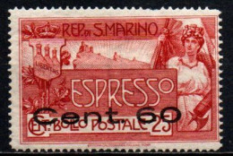 1923 - San Marino E 3 Espresso  ++++++ - Nuovi