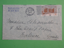DM 11 AOF LETTRE   1951   A VALENCE  GIRONDE FRANCE +  +AFF. INTERESSANT +++ - Covers & Documents