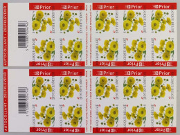 België 2 X B55 - Bloemen - Fleurs - Chrysant -  André Buzin - Zelfklevend - Autocollants - (3432) - 2005 - 1997-… Validité Permanente [B]