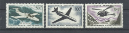 FRANCIA  YVERT  AEREO  35/37   ,  35  MH  *,     36/37   MNH  ** - 1927-1959 Neufs