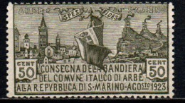 1923 - San Marino 88 Bandiera Di ARBE  ++++++ - Ungebraucht