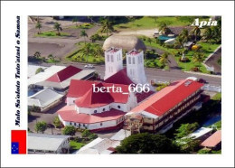 Samoa Apia Old Cathedral Aerial View New Postcard - Samoa