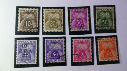 LOT TIMBRES TAXE - 1960-.... Afgestempeld