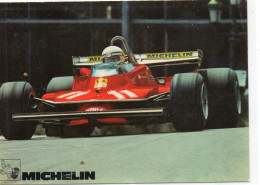 Formule 1 F1 Jody Scheckter Ferrari Pneu Michelin Course Automobile - Grand Prix / F1