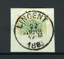 België TX 1 - Halve Zegel Op Fragment - Horizontaal Gesneden - Stempel: Lincent - 1883 - Francobolli