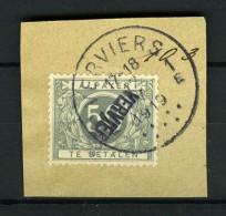België TX 16A - Op Fragment - Stempel: Verviers 1 E - 1919 - Francobolli