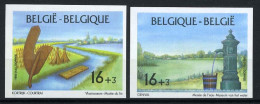 België 2582/83 ON - Museums - Kortrijk - Genval  - 1981-2000