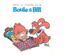 Boule Et Bill .  Fête Du Timbre 2002 - Colecciones, Lotes & Series