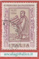 USATI ITALIA 1975 - Ref.0348 "PIERLUIGI DA PALESTRINA" 1 Val. - - 1971-80: Used